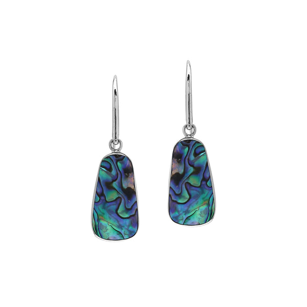 AE-1211-AB Sterling Silver Earring With Abalone Shell Jewelry Bali Designs Inc 