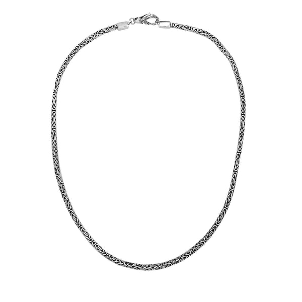 AN-6320-S-2.5MM-16" Bali Hand Crafted Sterling Silver Chain With Lobster Jewelry Bali Designs Inc 