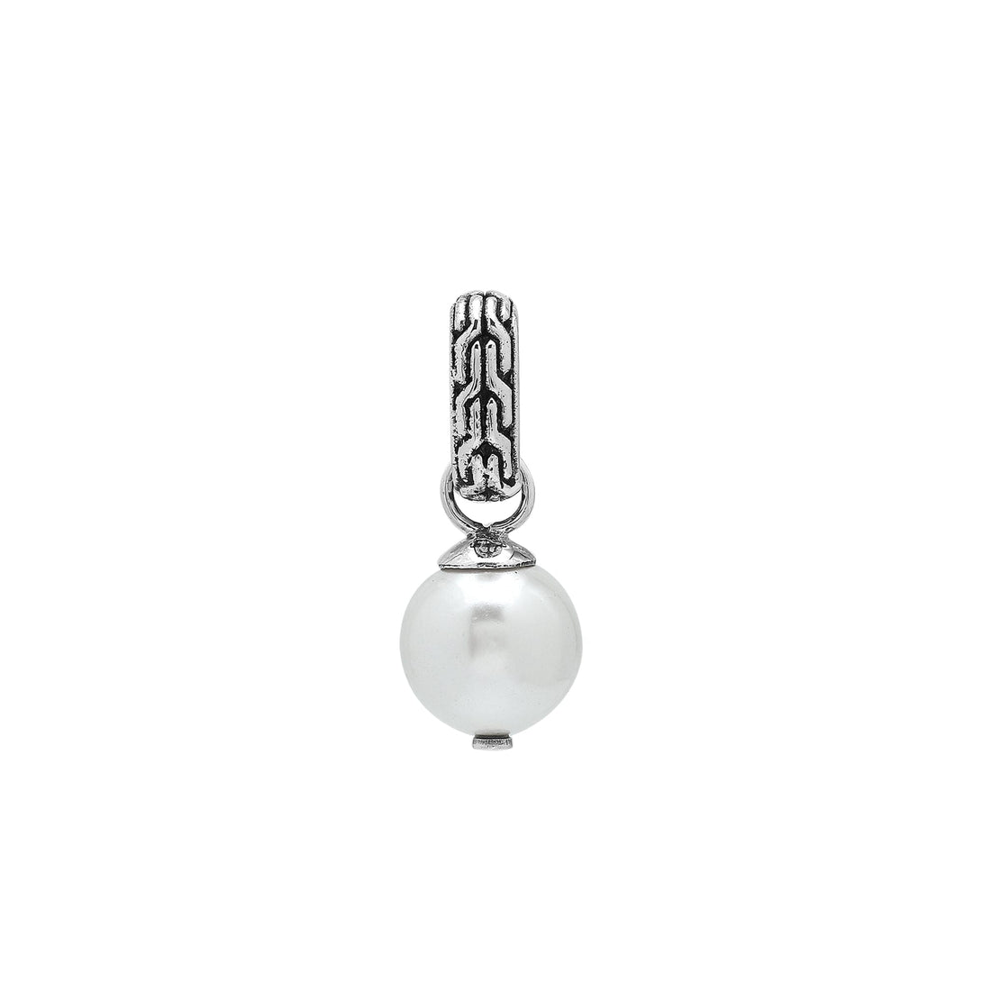 AP-6350-PE Sterling Silver Pendant With Mabe Pearl Jewelry Bali Designs Inc 