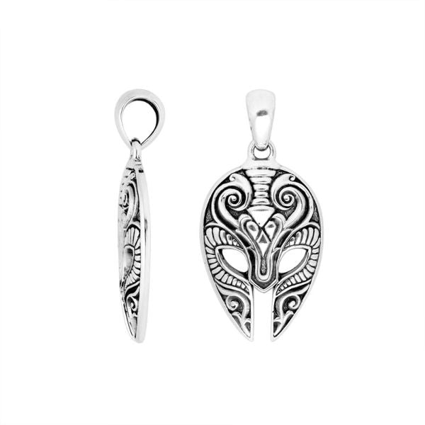 AP-9003-S Sterling Silver Beautiful Stylish Pendant With Plain Silver Jewelry Bali Designs Inc 