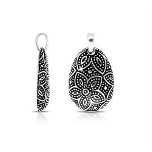 APSF-6123-S Silver Overlay Pendant Jewelry Bali Designs Inc 