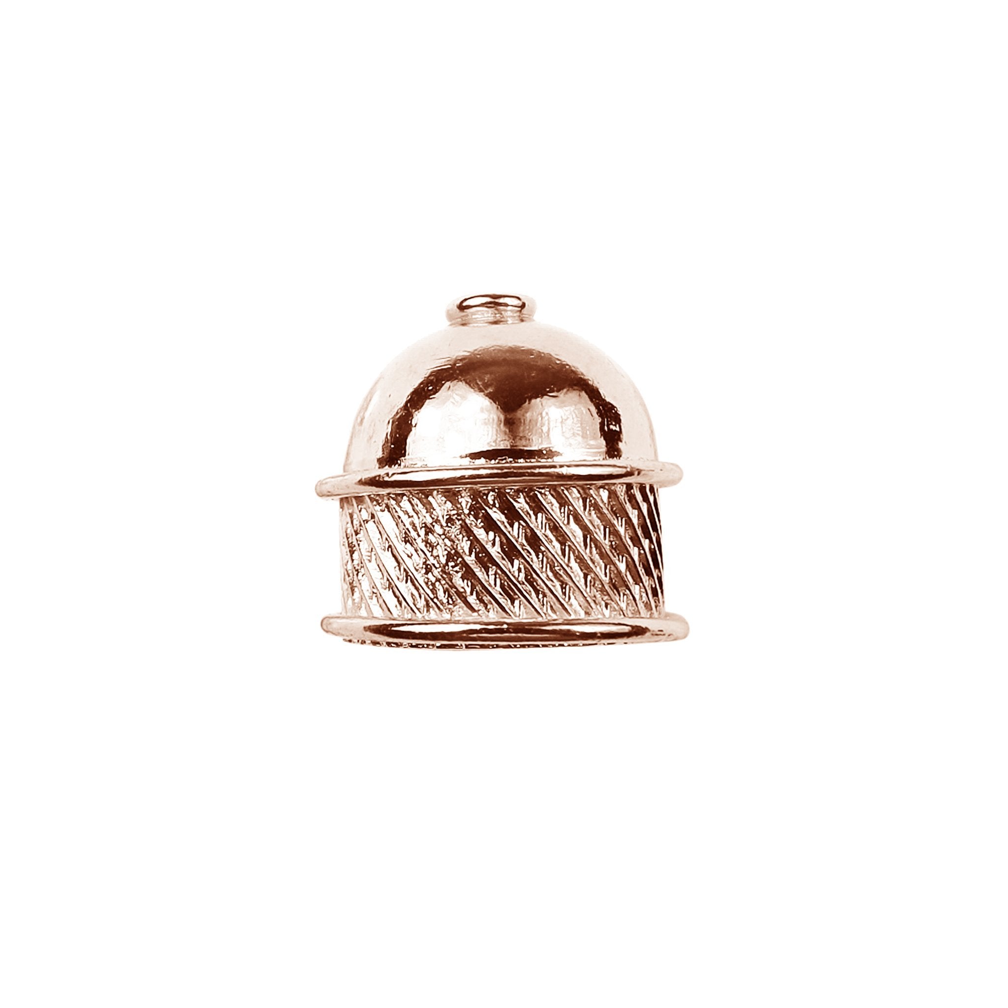 CRG-204 Rose Gold Overlay End Cap – Bali Designs Inc