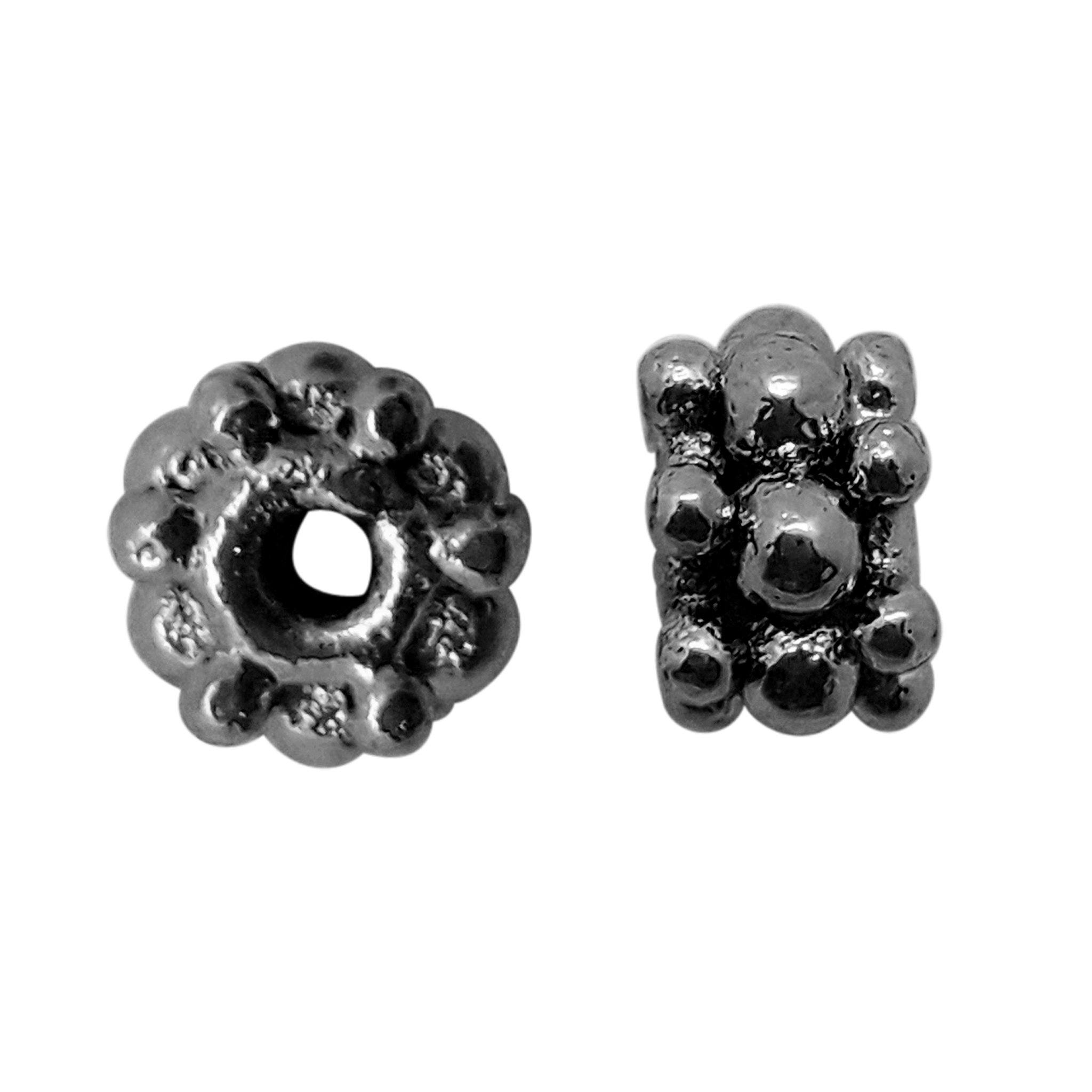 SBR-152 Black Rhodium Overlay Spacers – Bali Designs Inc